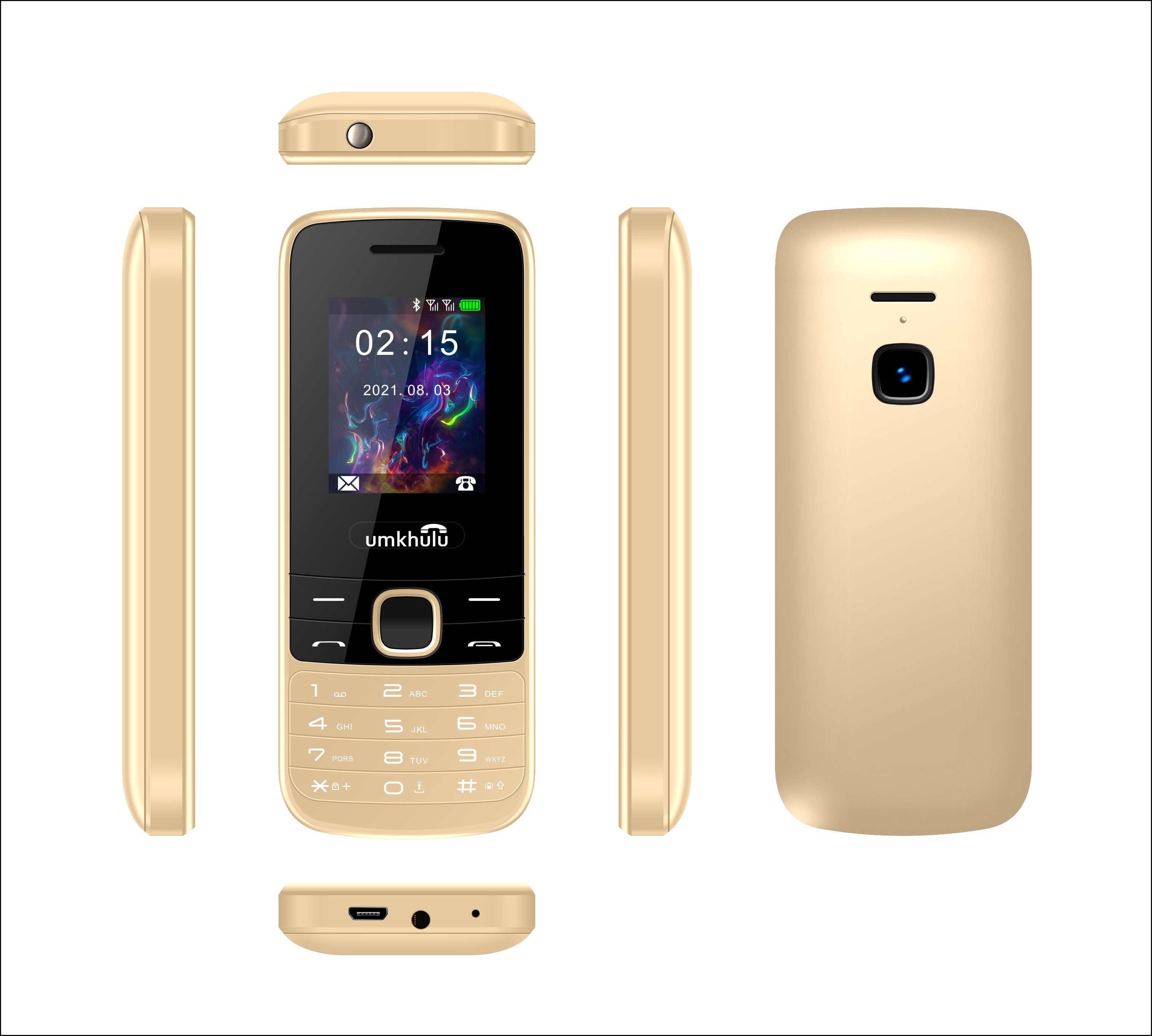 Wholesale Brand new Feature Phone, Unlocked Dual SIM, 1.8inch Display, Long Battery Life, FM Radio, Flashlight Call Recording, Expandable Storage, with Charger