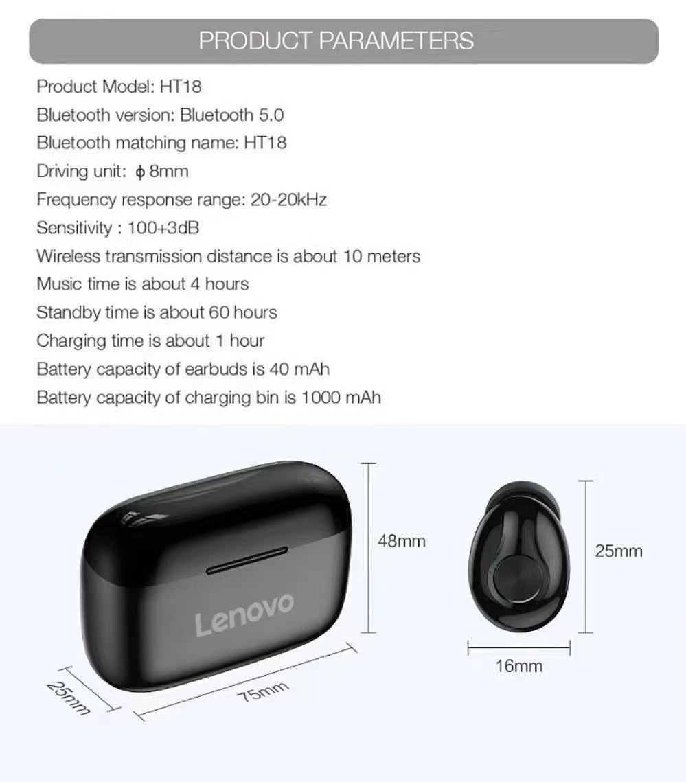 China directly Lenovo TWS earphone liqudation wholesale 