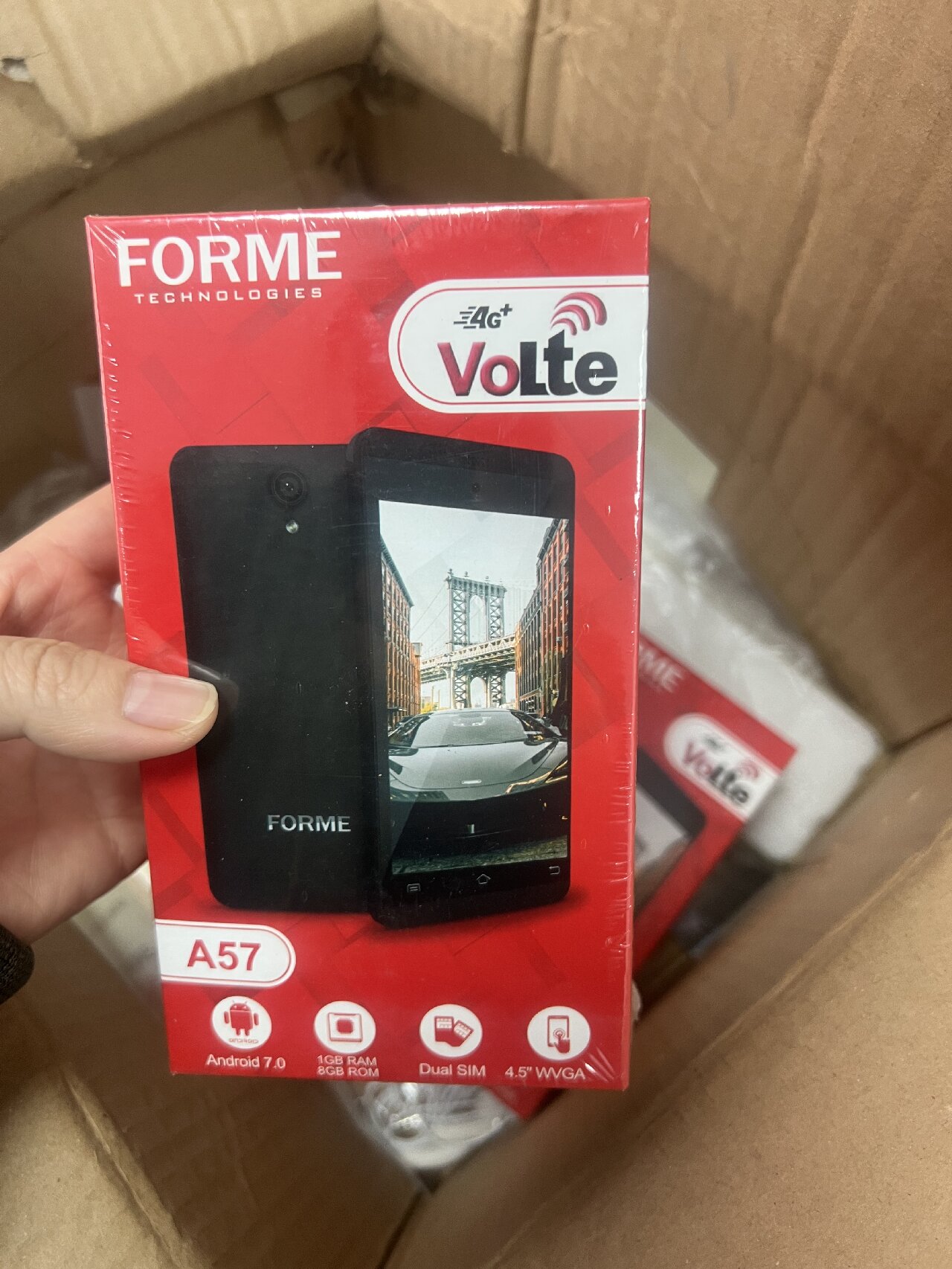 Liqudation Wholesale Low Cost Smartphones from China- FORME A57 Affordable Smartphones for Bulk Purchase