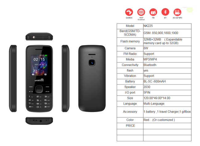 Discover Affordable Feature Phones with 1.77inch Display & Charger Included, low cost Unlocked Dual SIM Feature Phone with Long Battery & FM Radio