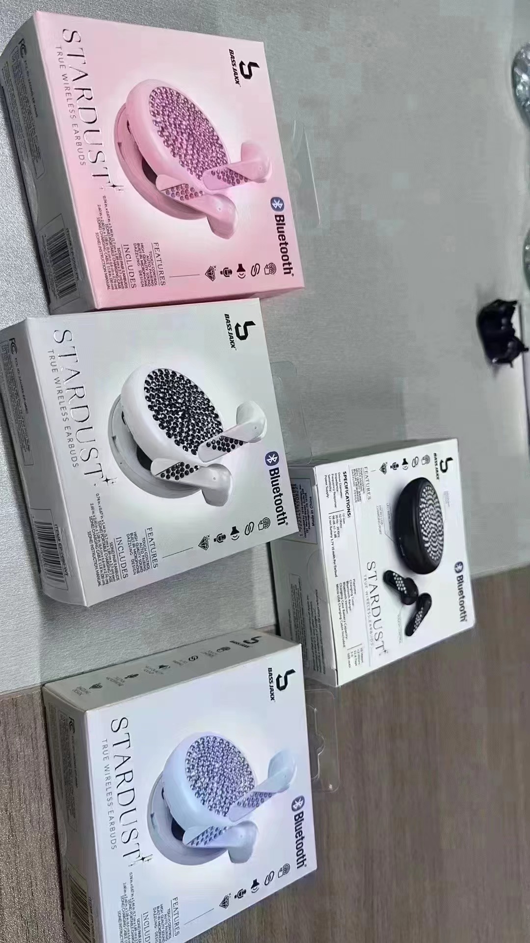 Ladies' Wireless Earphone Earbuds: TWS Diamond Headphones for Active Lifestyle Wireless Diamond Headphones Earbuds Wireless 