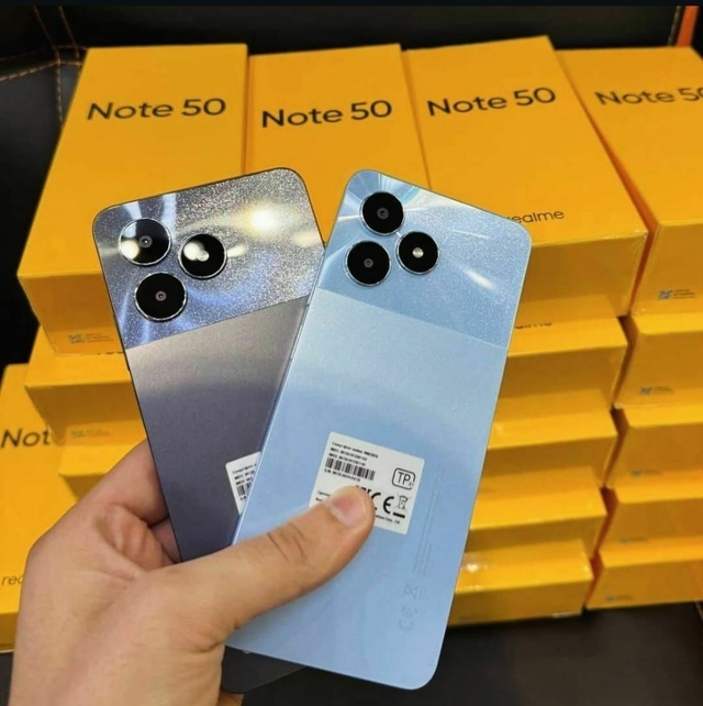 Wholesale Realme Note 50 Unlocked Dual-SIM Android Smart Phone, 6.74" LCD 90Hz Vivid Display, 3+64GB, 5000 mAh Battery, 13MP AI Camera