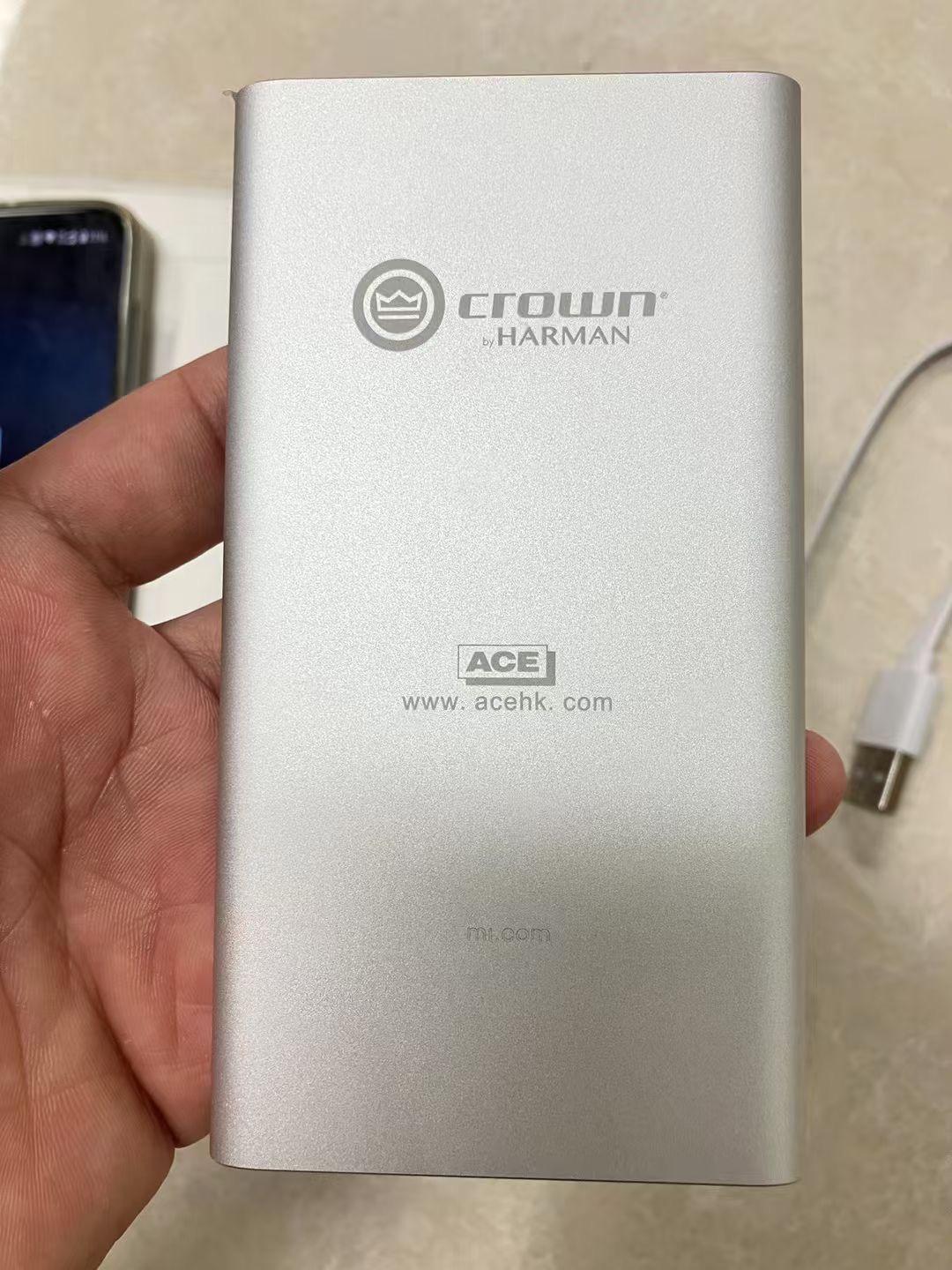 Liqudation wholesale XIAOMI &CROWN  signed jointly power bank 5000mAh Original Slim Xiaomi Power Bank Portable External USB Battery Charger 5000 mAh