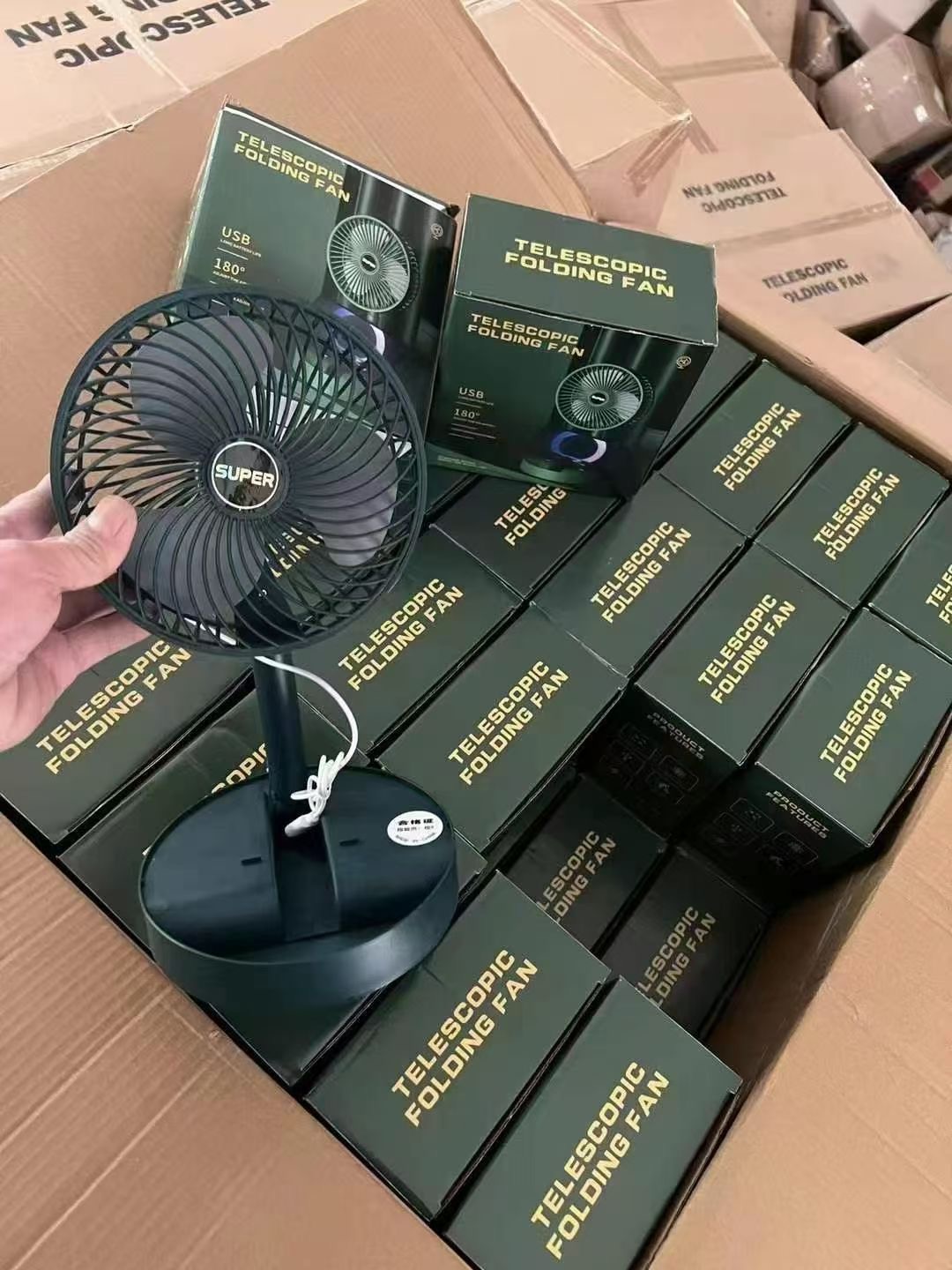 Liqudation wholesale Promotion Gift Folding Portable Fan Floor Standing Fan portable desktop