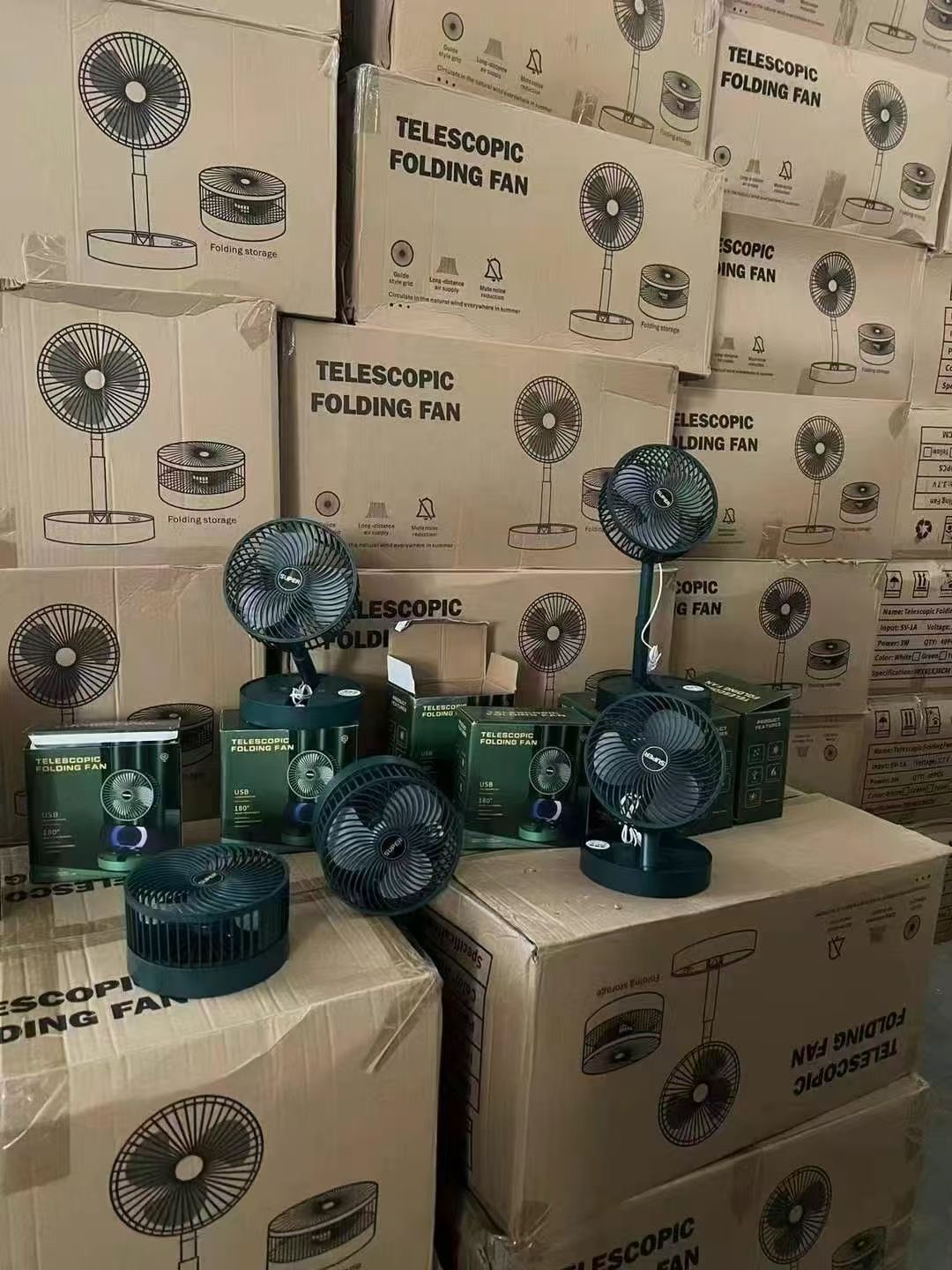 Liqudation wholesale Promotion Gift Folding Portable Fan Floor Standing Fan portable desktop
