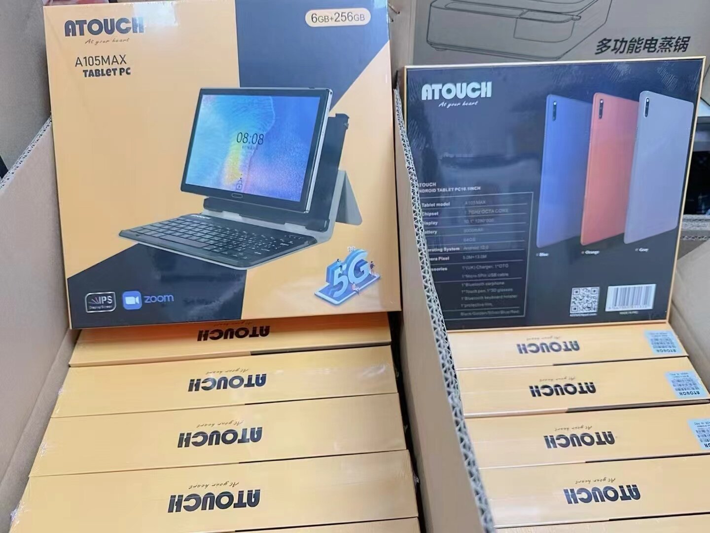 Wholesale ATOUCH A105 MAX 10.1 Inch MTK Android Tablet 1.7GHZ Octa Core 2 In 1 Tablet PC Laptop For Business