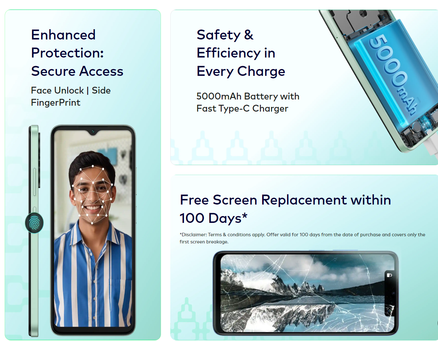 Itel A50 (64GB HDD – 2GB RAM) itel affable smartphone   Budget-friendly Itel A50 with 4G Connectivity for Africa  Dual SIM with 5000mAh Battery 