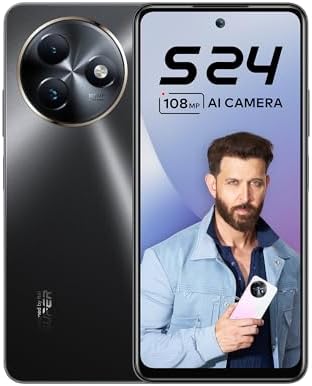 iTel S24 Dual SIM, 128 GB, 4 GB RAM, 4G LTE smartphone, Face Unlock and Fingerprint Scanner Itel S24 with 108MP Camera and 5000mAh Battery for Africa