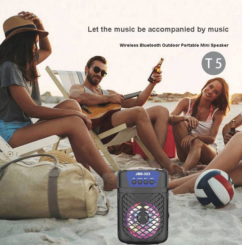 Blue Birds JBK-323 Wireless Bluetooth Speaker, Portable Wireless Outdoor Speaker Surround Support FM/ USB/ MIC/ AUX/ TFCard/Bluetooth compatible with All mobiles High Performance Sound Wirless Bluetooth Speaker For Home Outdoor Dance Stereo Music For Music Lover perfect for home audio player and out